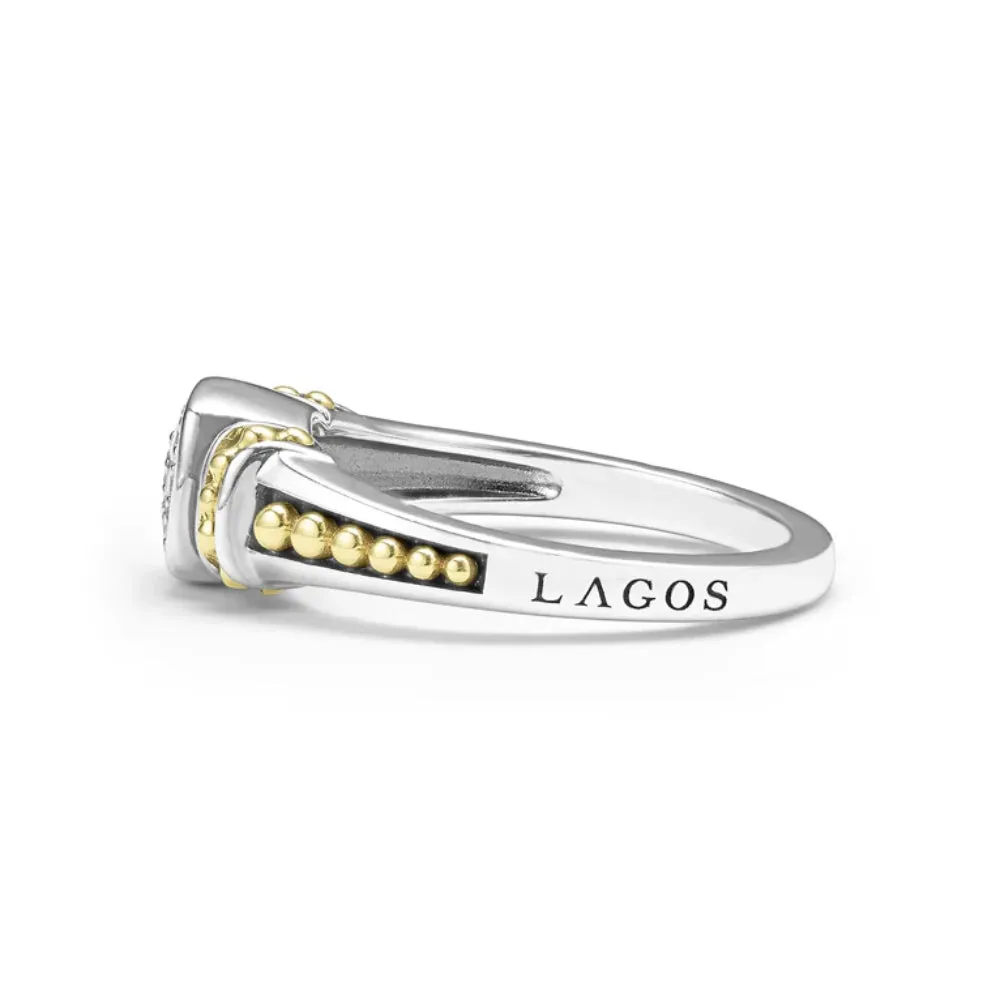 Lagos Rittenhouse Two-Tone Diamond Ring