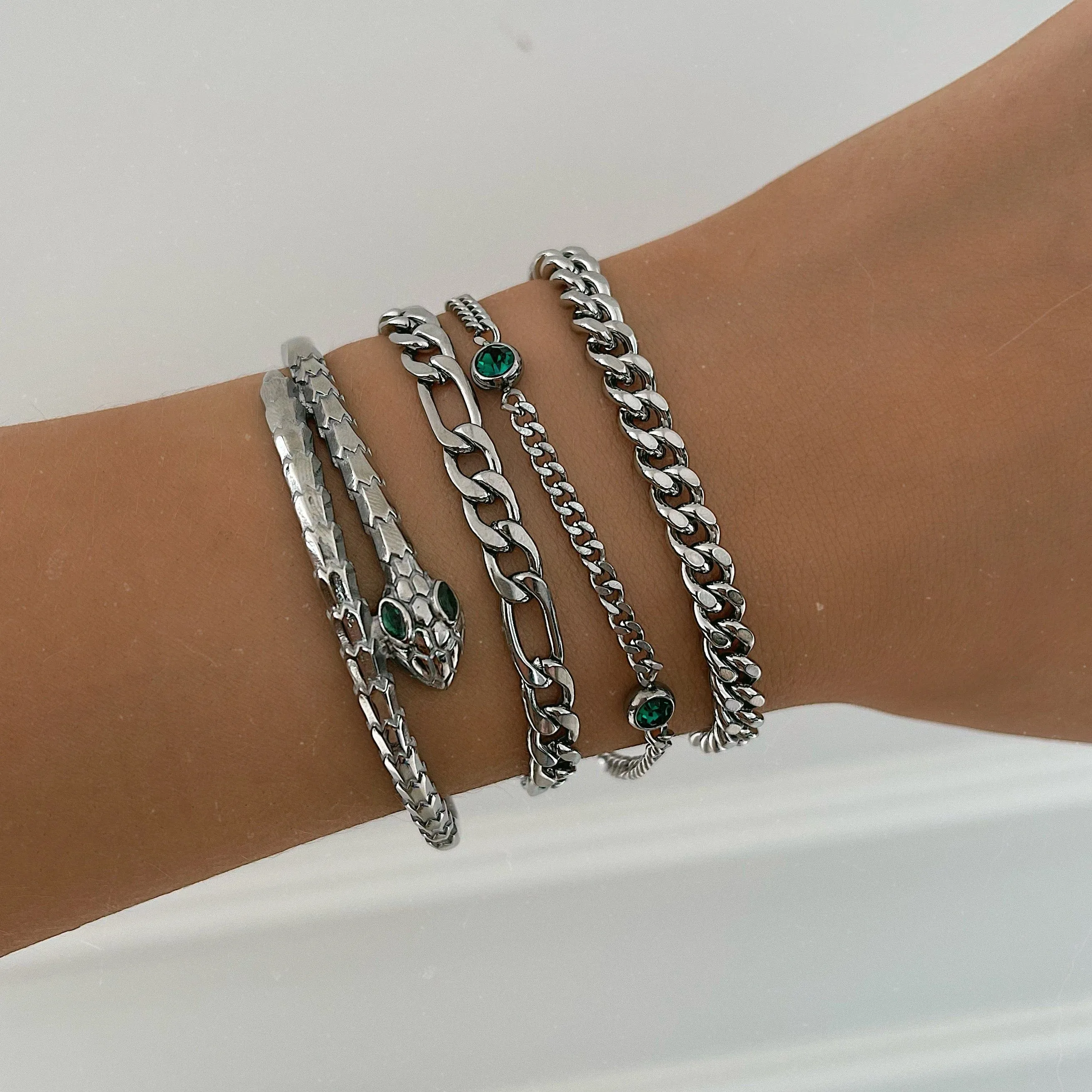 Laila Chunky Figaro Bracelet