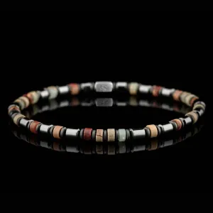 Multicolor Picasso Jasper Bracelet IV (4mm)