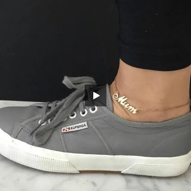 Name Anklet