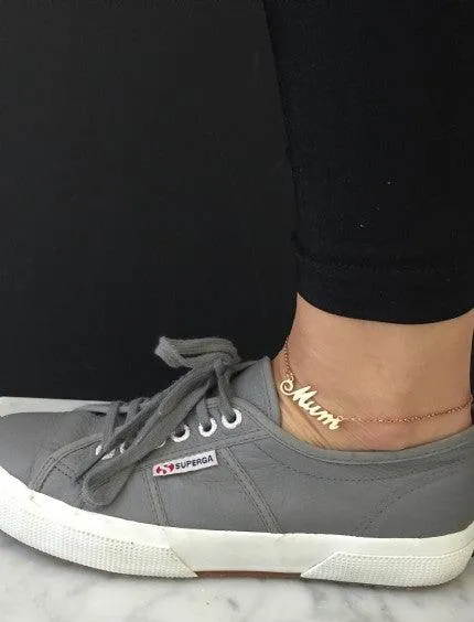 Name Anklet