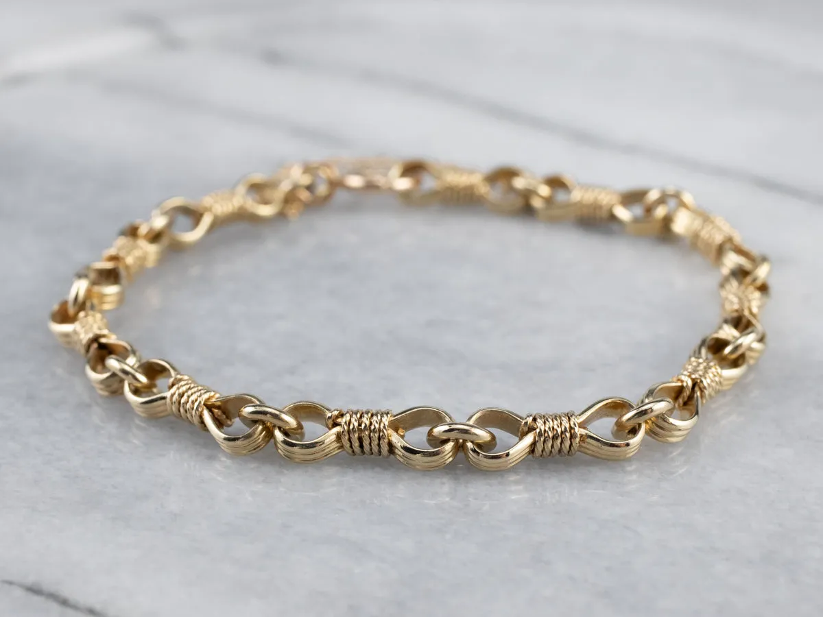 Nautical Gold Link Bracelet