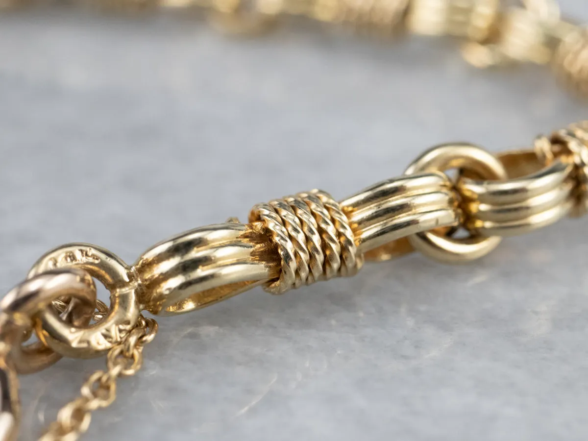 Nautical Gold Link Bracelet