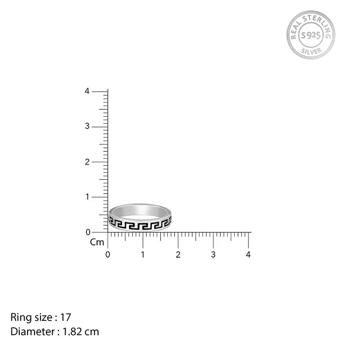Oxidised Silver Mystique Ring For Him