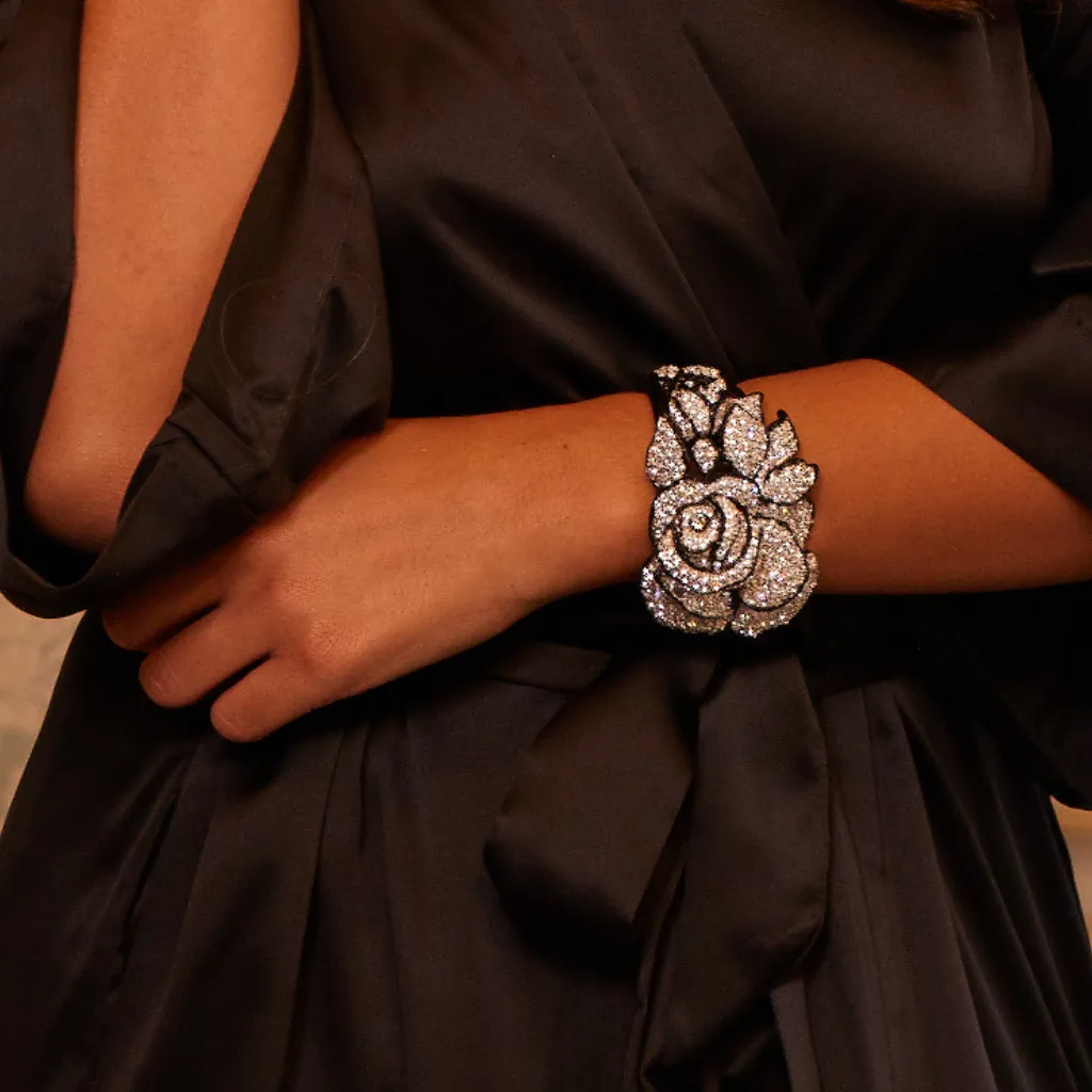 Pav?? Rose Bracelet