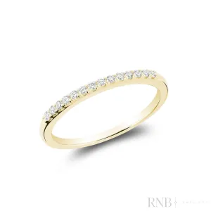 Pave Semi Eternity Diamond Band