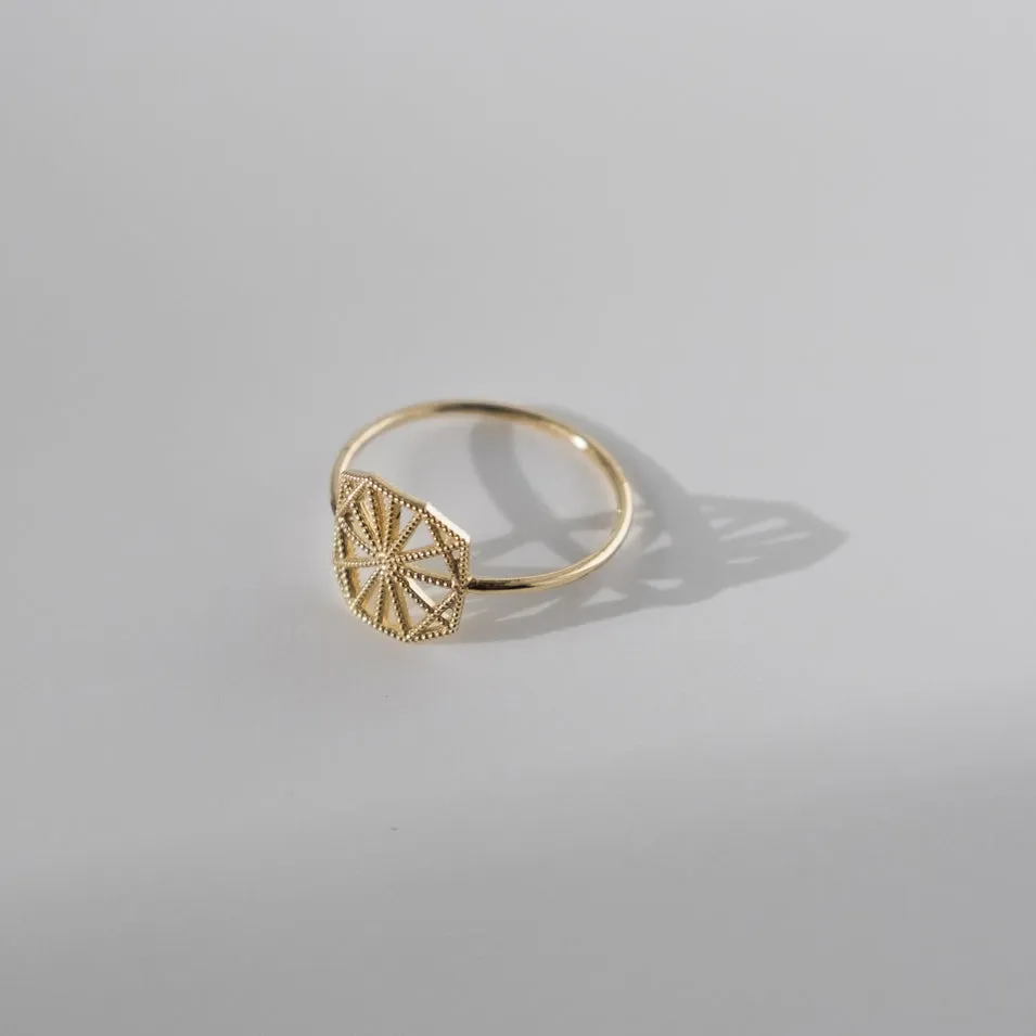 Petite Lace Deco Ring - II