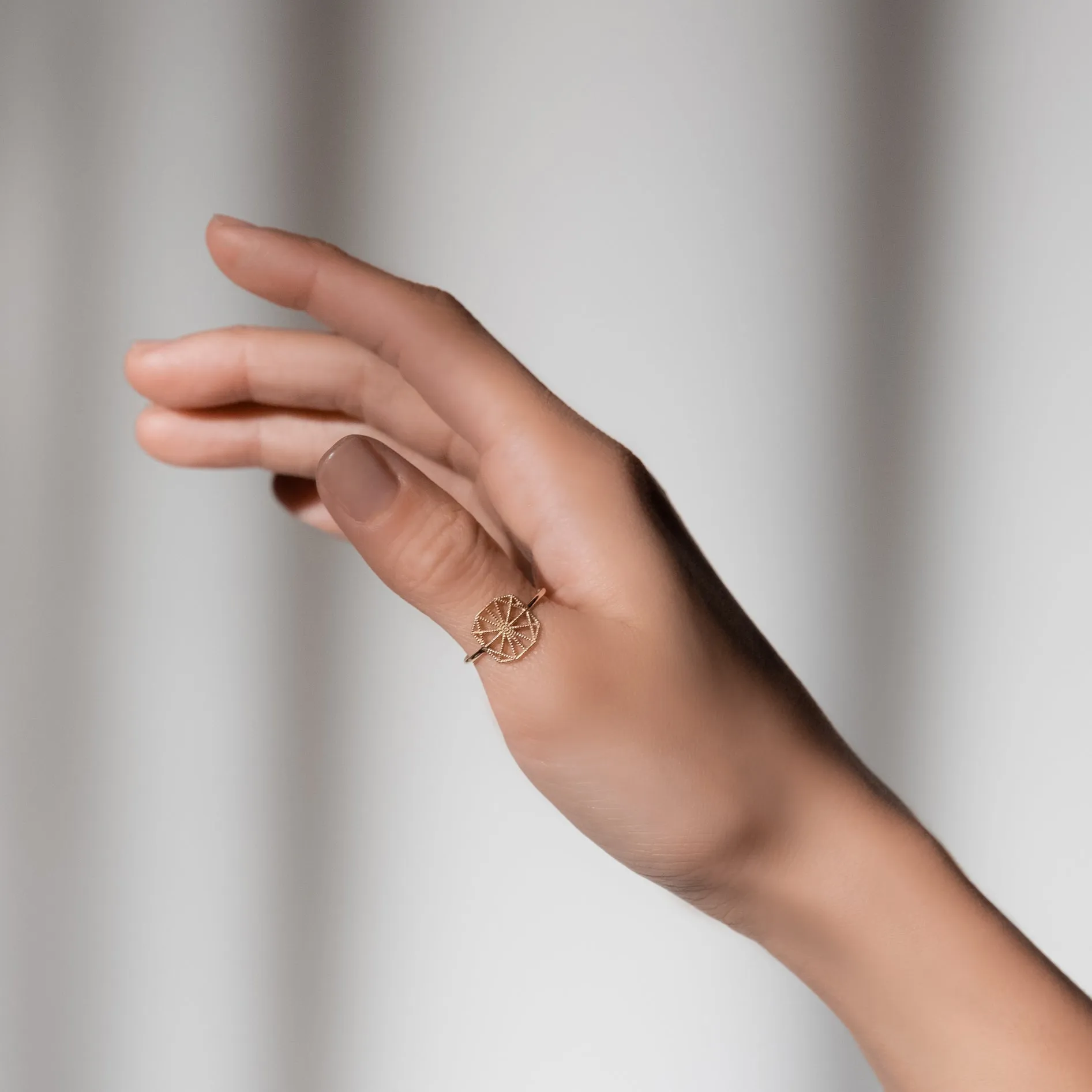 Petite Lace Deco Ring - II