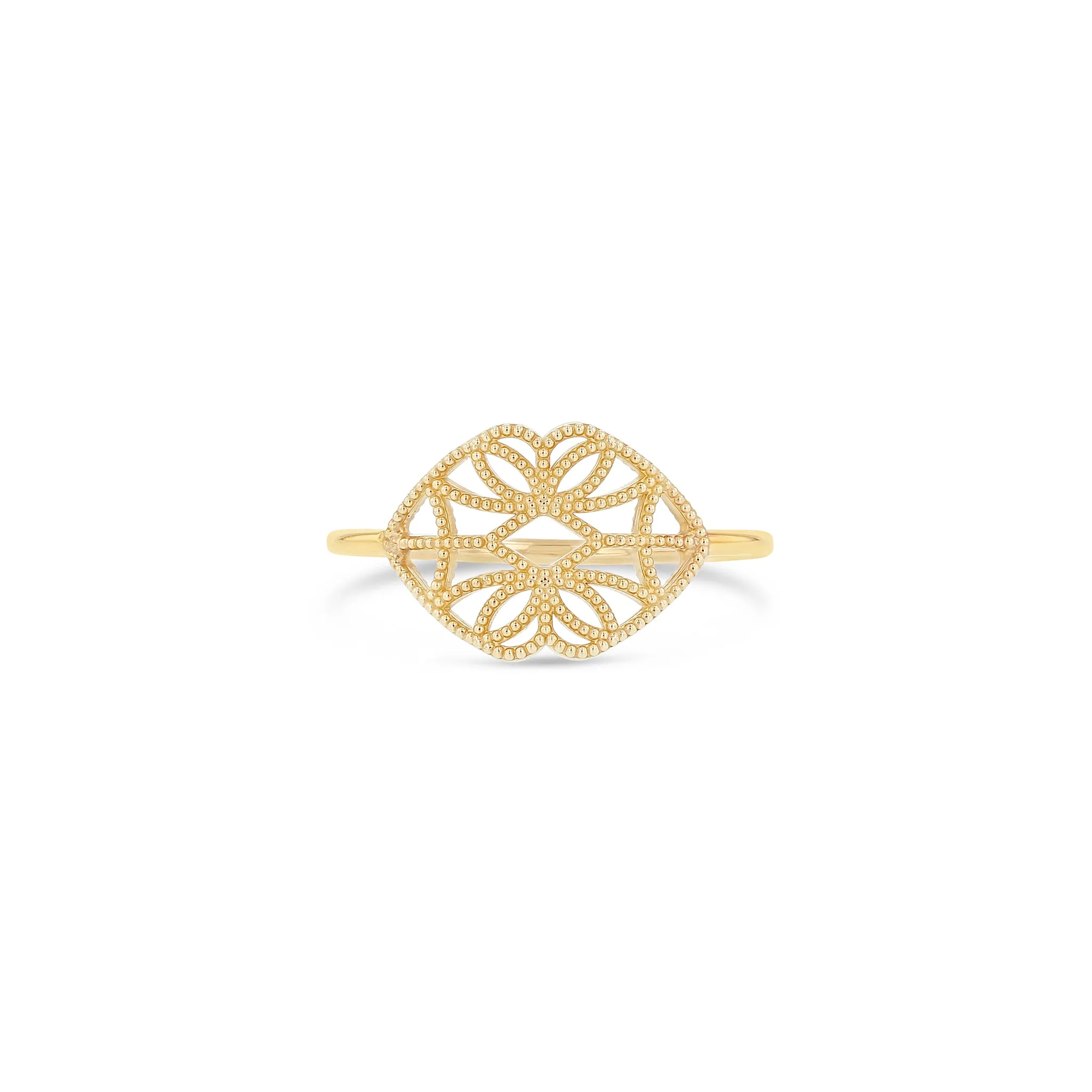 Petite Lace Deco Ring - X