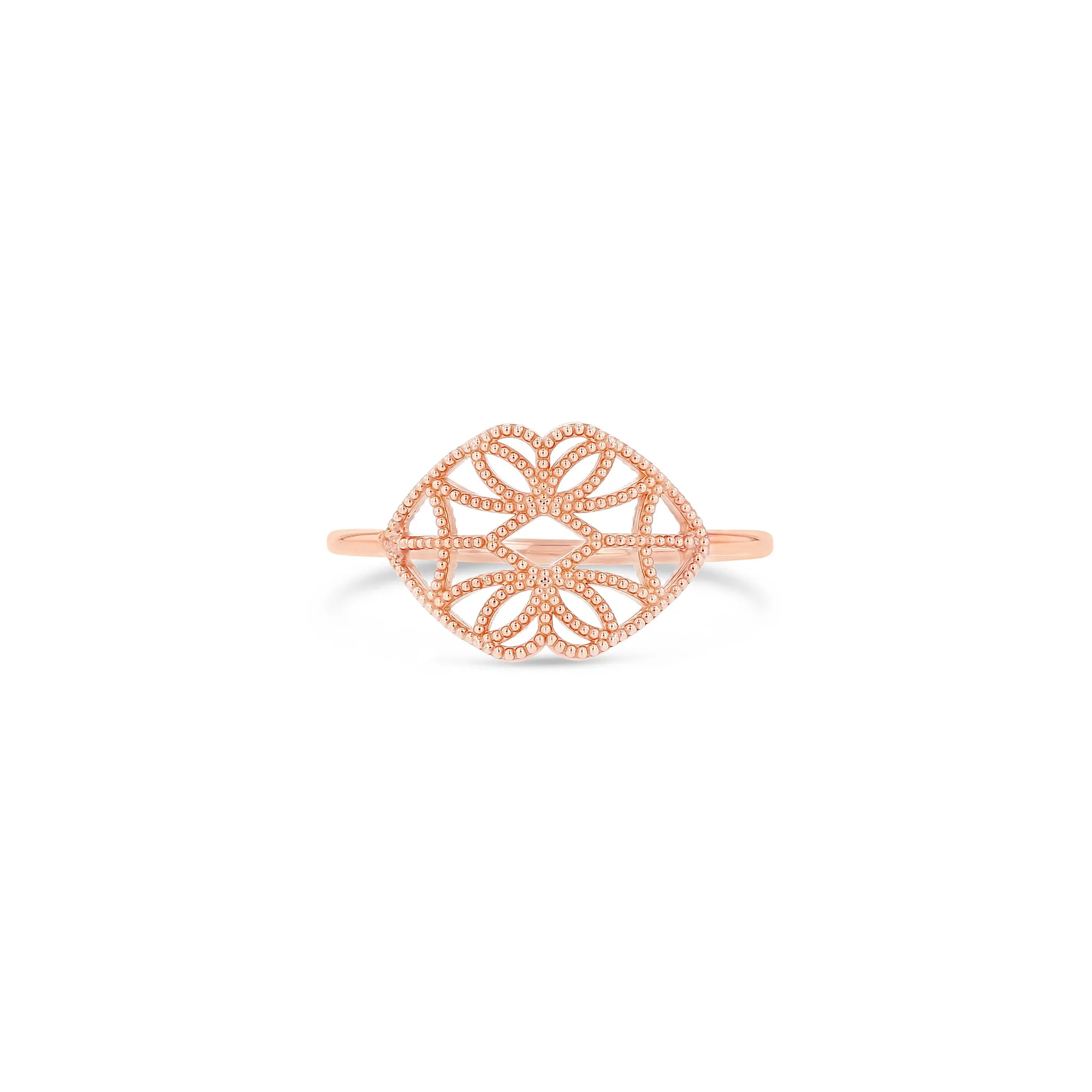 Petite Lace Deco Ring - X