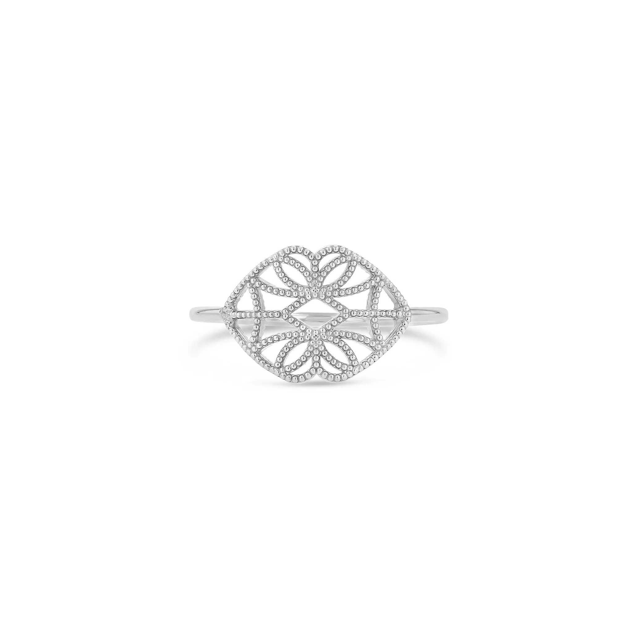 Petite Lace Deco Ring - X