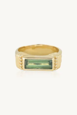 Phoebe Apatite Gold Ring