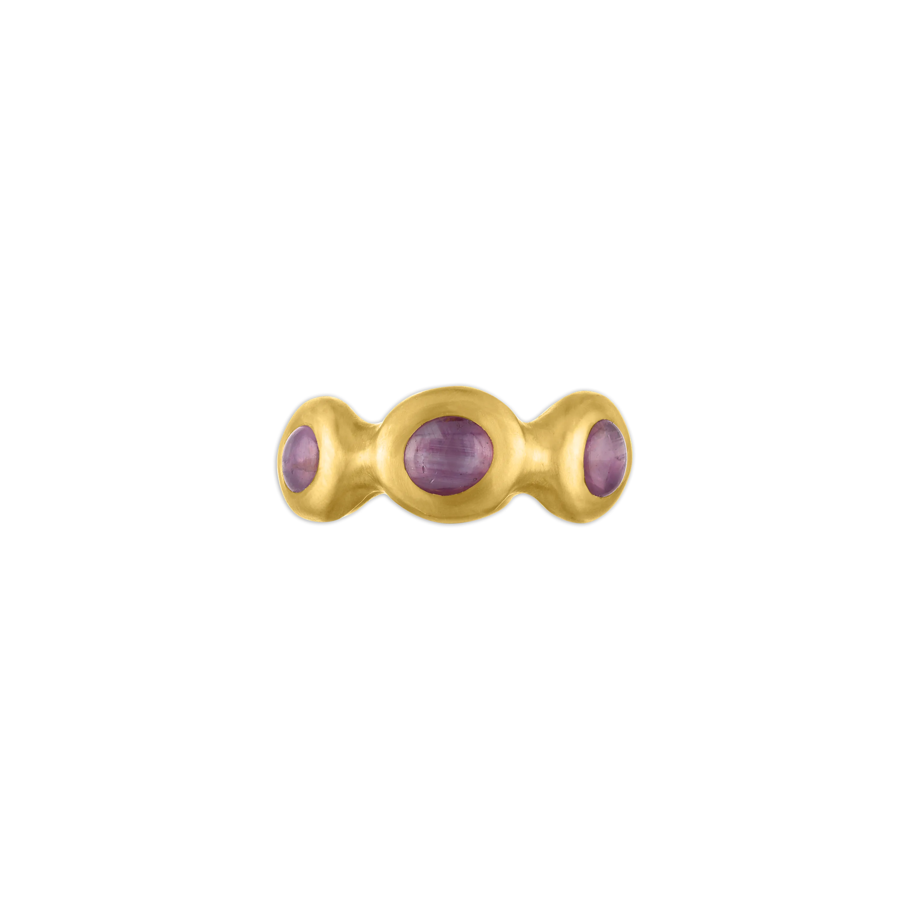 Pink Star Sapphire Breccia Ring