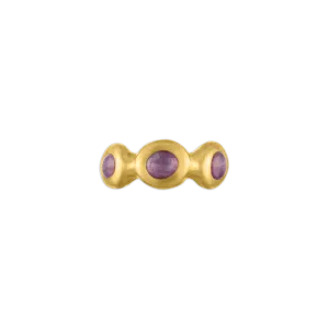 Pink Star Sapphire Breccia Ring
