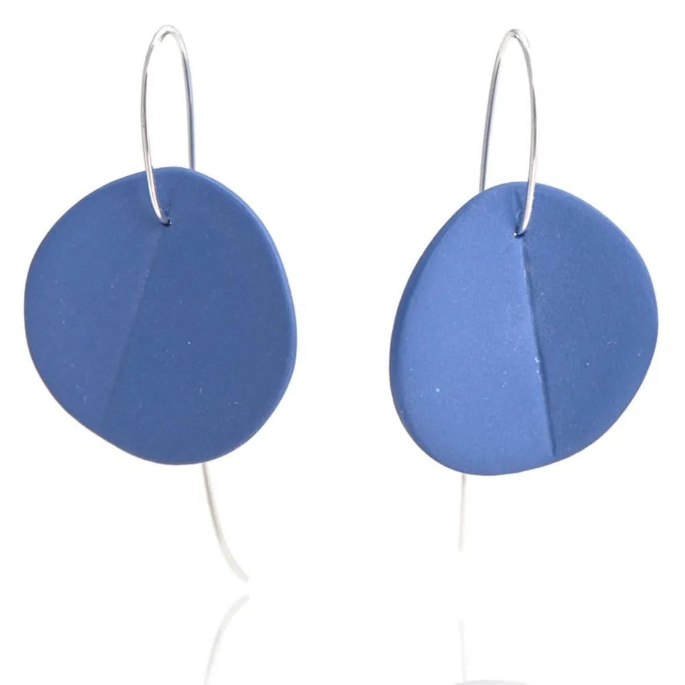 "Eucalyptus" Large Porcelain Earrings