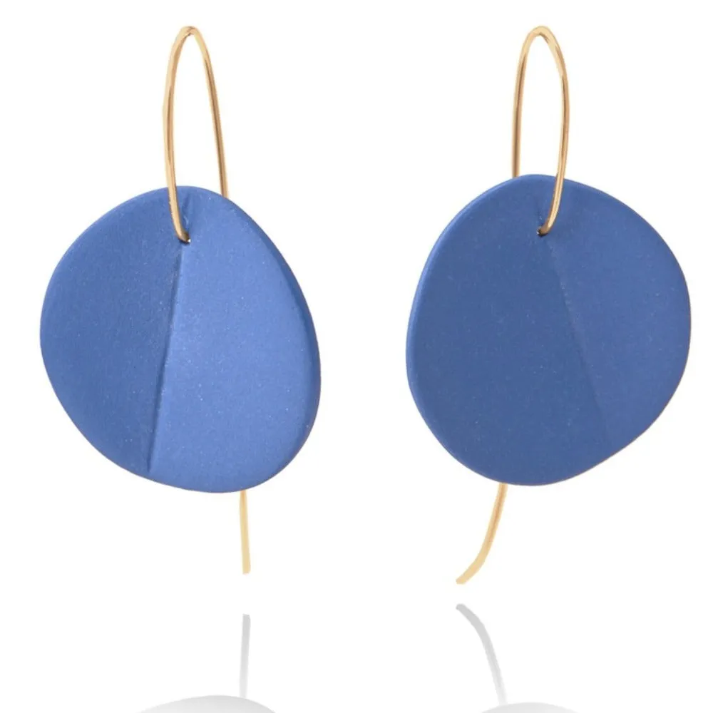 "Eucalyptus" Large Porcelain Earrings