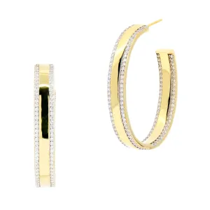 Reflections Medium Hoop Earrings