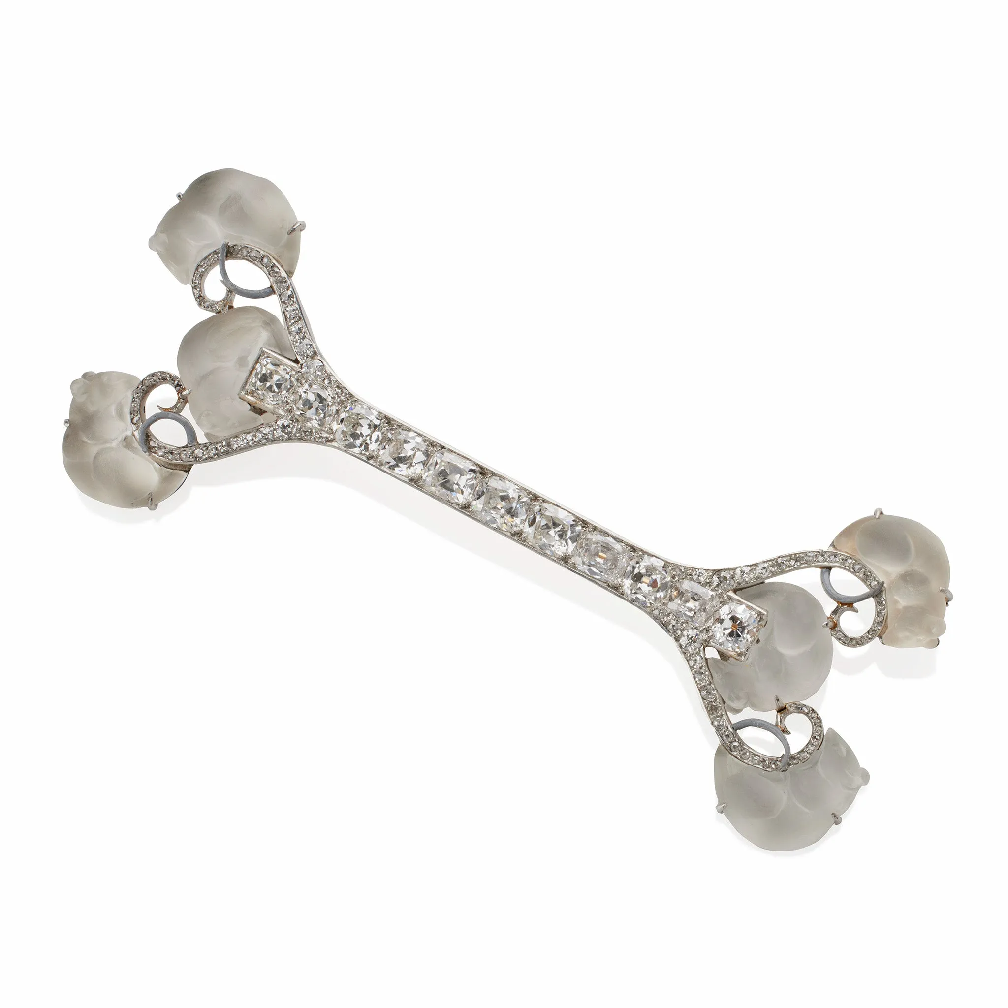 Ren?? Lalique "Mice" Brooch