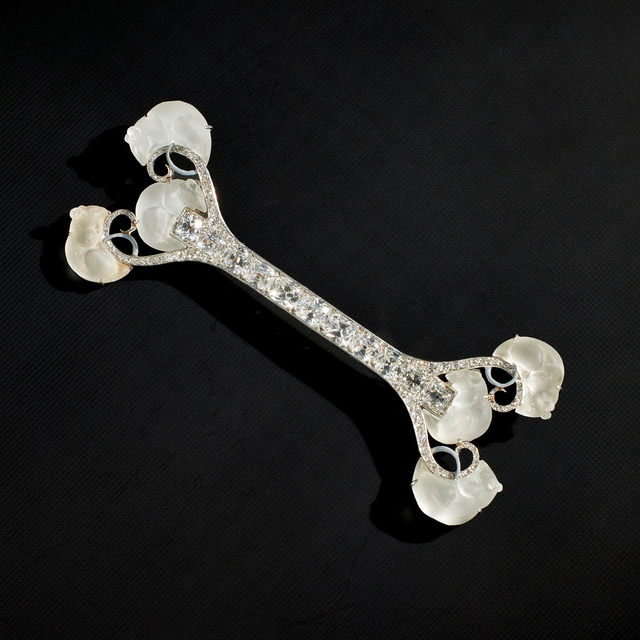 Ren?? Lalique "Mice" Brooch