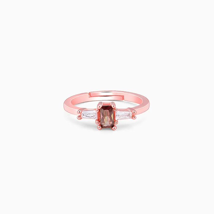 Rose Gold Bar of Beauty Ring