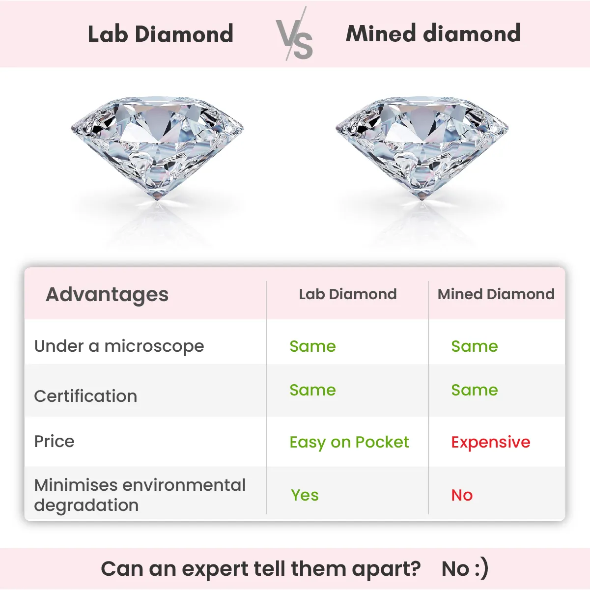 Rose Gold Elixir Solitaire Diamond Earrings