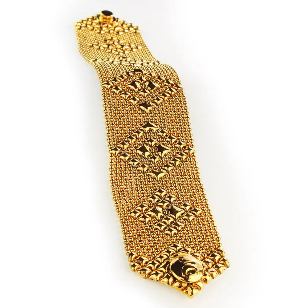 SG Liquid Metal TB32 ?C AG Antique Gold Finish Bracelet by Sergio Gutierrez
