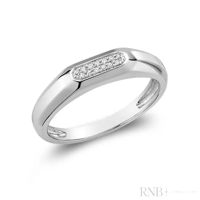 Signet Diamond Ring
