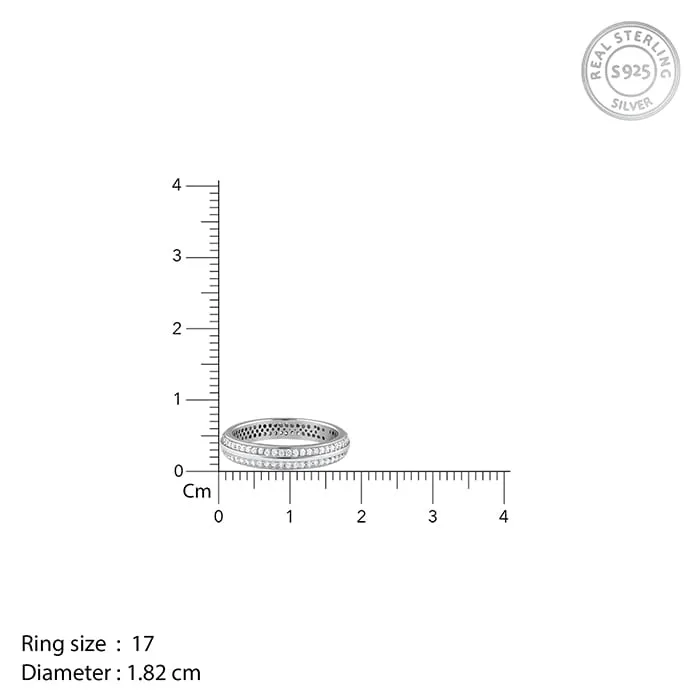 Silver Bold Fate Ring For Him