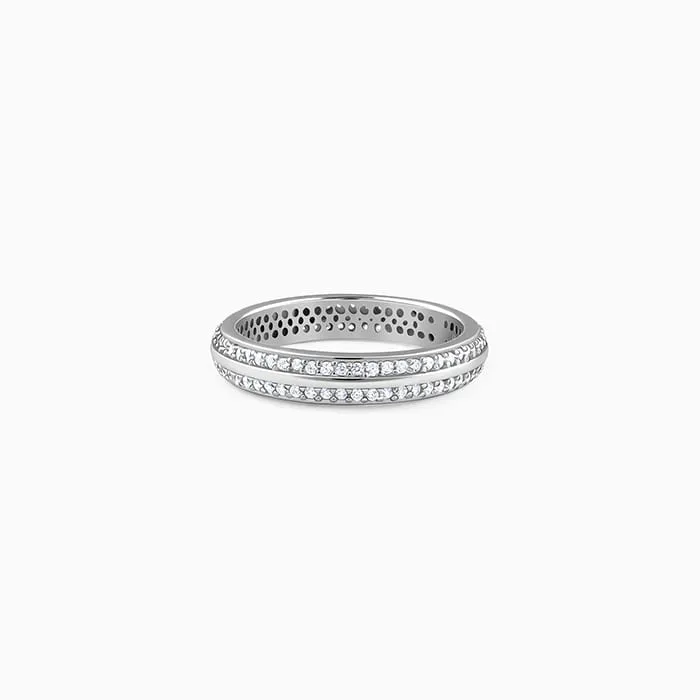 Silver Bold Fate Ring For Him
