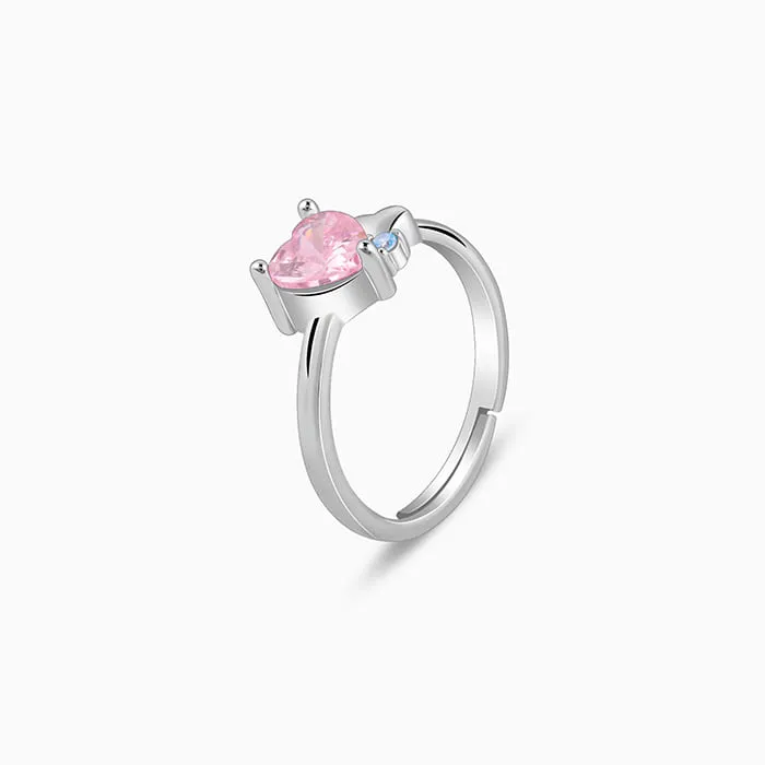 Silver Heartina Ring