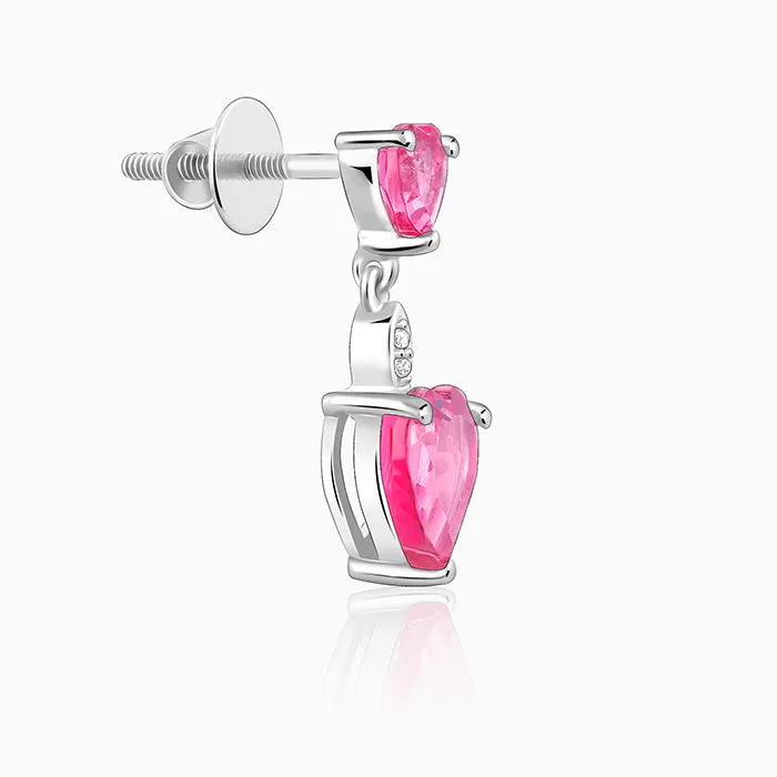 Silver Her Love Earrings