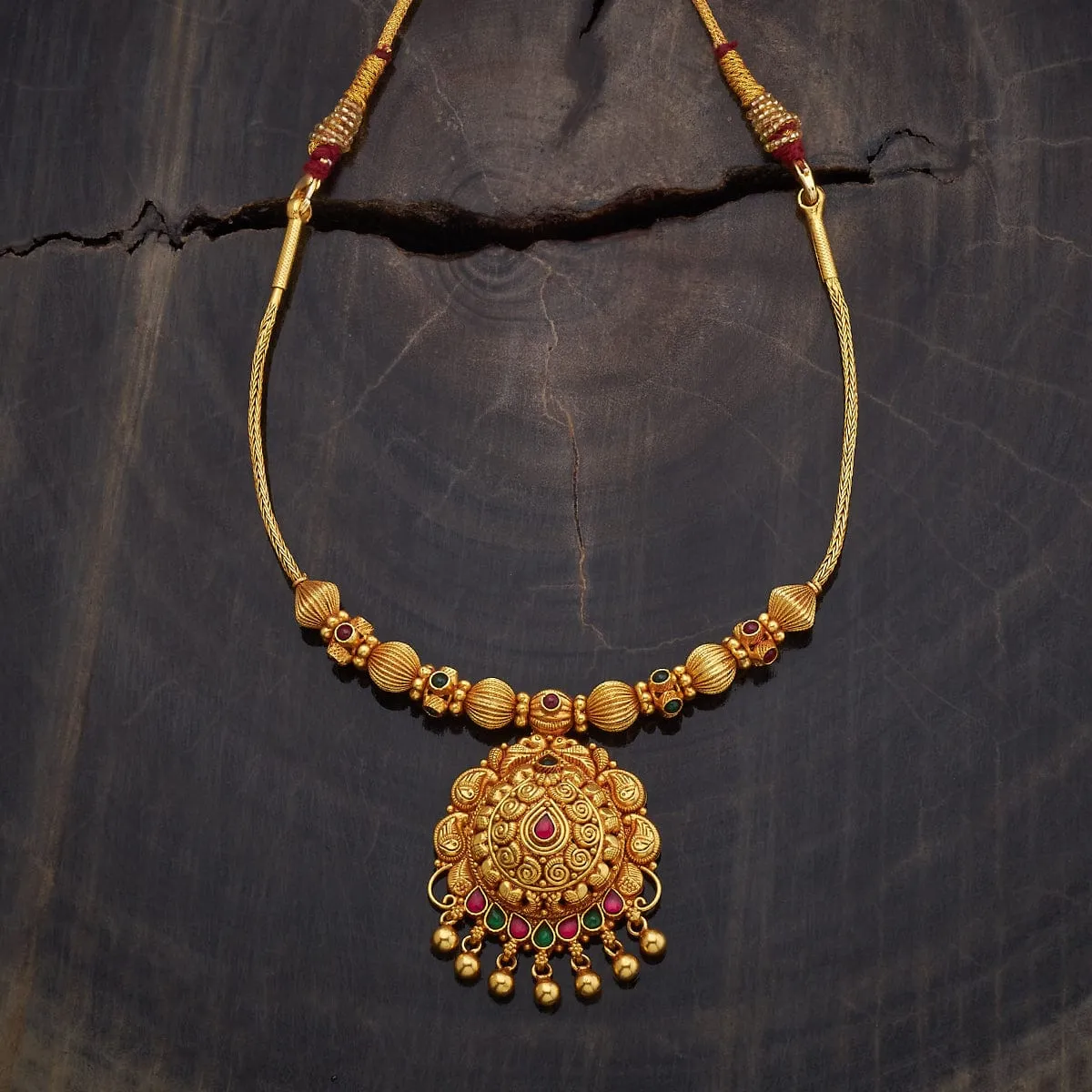 Silver Temple Necklace 168002
