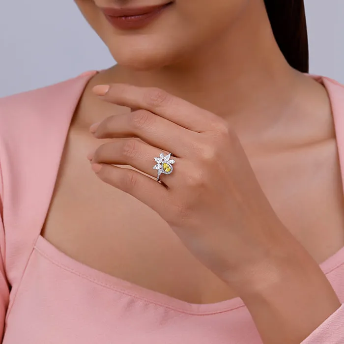 Silver The Fleur Ring