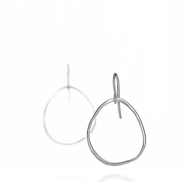 Small Organic Loop Earrings