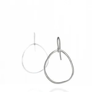Small Organic Loop Earrings