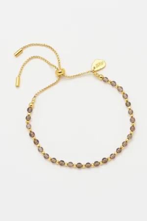 Smoky Quartz Gemstone Amelia Bracelet
