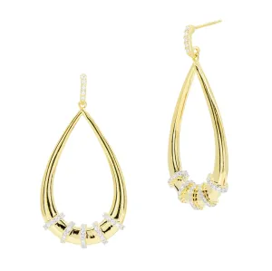 Sparkling Reflections Teardrop Earrings