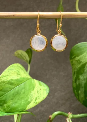 Stephen Estelle | Rainbow Moonstone Earrings