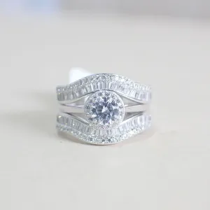 Sterling Silver Bridal Set - 01AS61