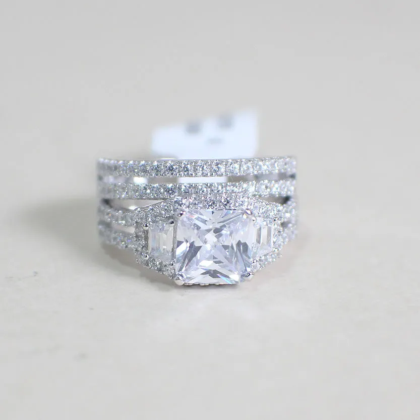 Sterling Silver Bridal Set - 01AS70