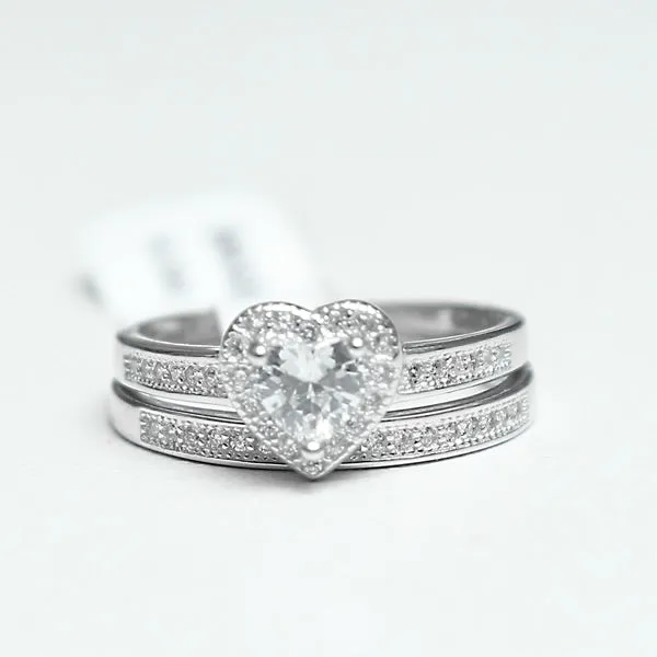 Sterling Silver Bridal Set - 08AS06