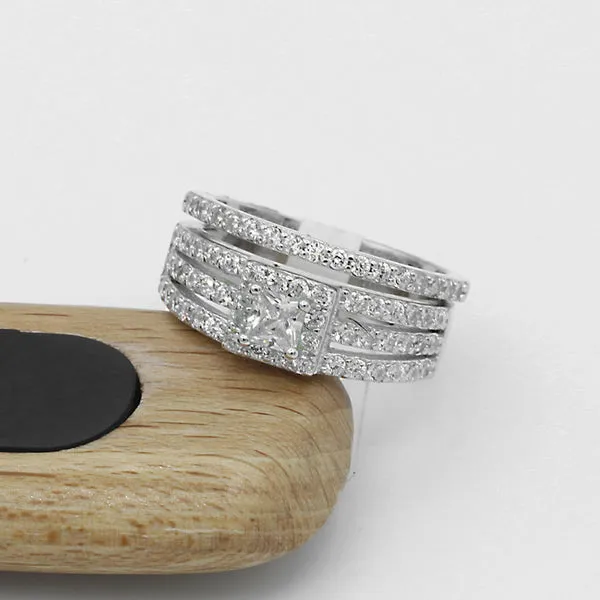 Sterling Silver Bridal Set - 08AS20