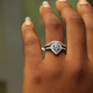 Sterling Silver Bridal Set - 08AS24