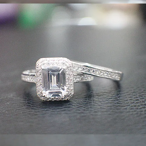 Sterling Silver Bridal Set - 10AB05