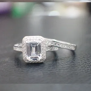 Sterling Silver Bridal Set - 10AB05