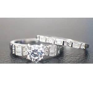 Sterling Silver Bridal Set - 10AB21