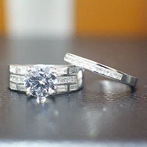 Sterling Silver Bridal Set - 10AB26