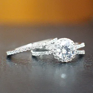 Sterling Silver Bridal Set - 10AB31