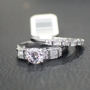 Sterling Silver Bridal Set - 15AB20
