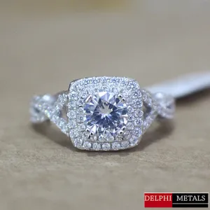 Sterling Silver Engagement Ring - 02AS29